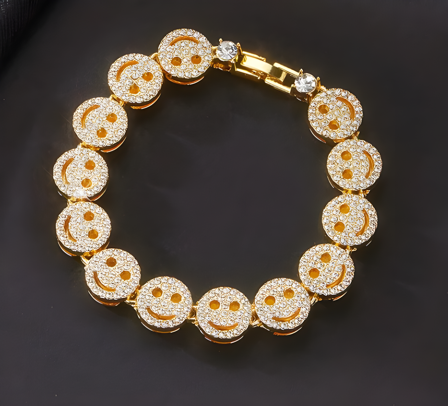 DIAMOND SMILEY BRACELET